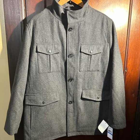 Brand New Michael Kors Charcoal Jacket - Picture 1 of 7
